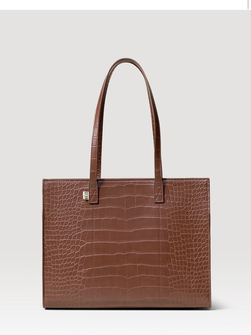 Beis Work Tote in Croc